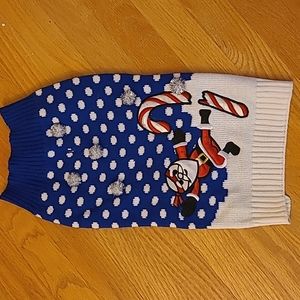Christmas Santa Claus dog sweater